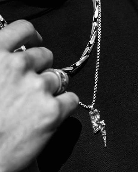 Kette TURBEN in Sterlingsilber 14