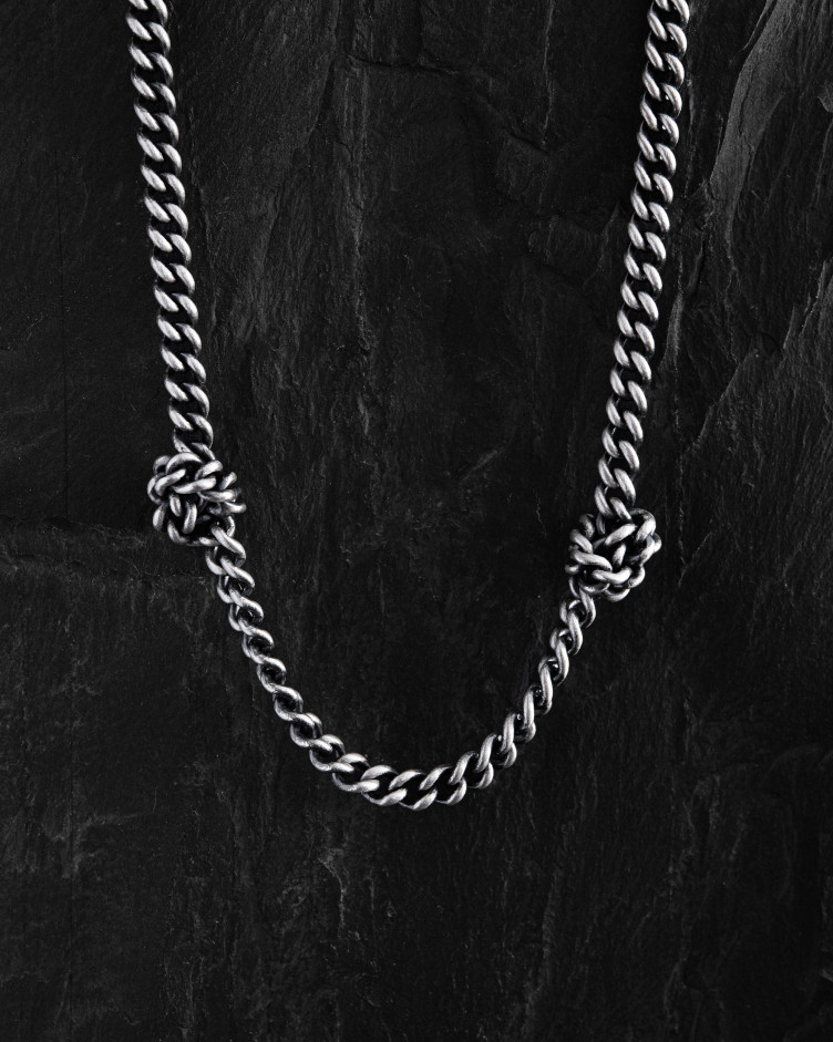 Kette KNOTEN in Sterlingsilber 6