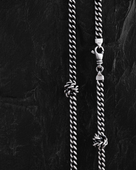 Kette KNOTEN in Sterlingsilber 7