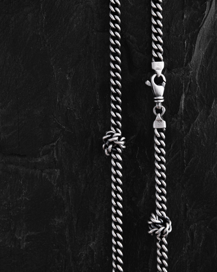 Kette KNOTEN in Sterlingsilber 7