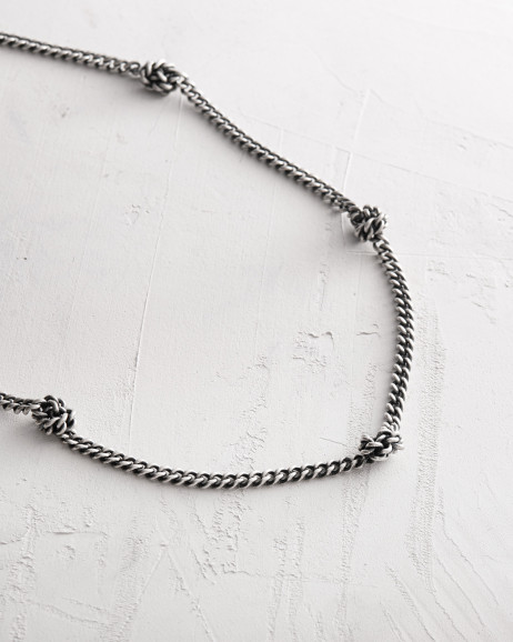 Kette KNOTEN in Sterlingsilber 11