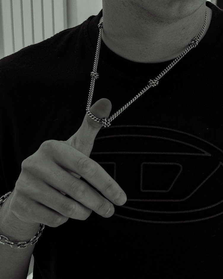 Kette KNOTEN in Sterlingsilber 3