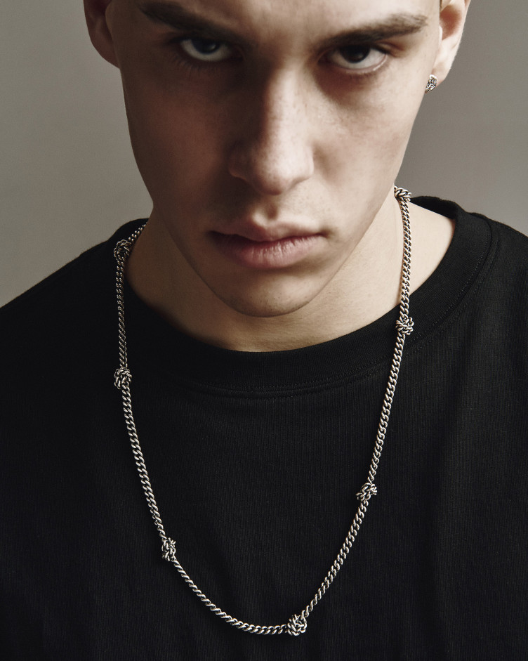 Kette KNOTEN in Sterlingsilber