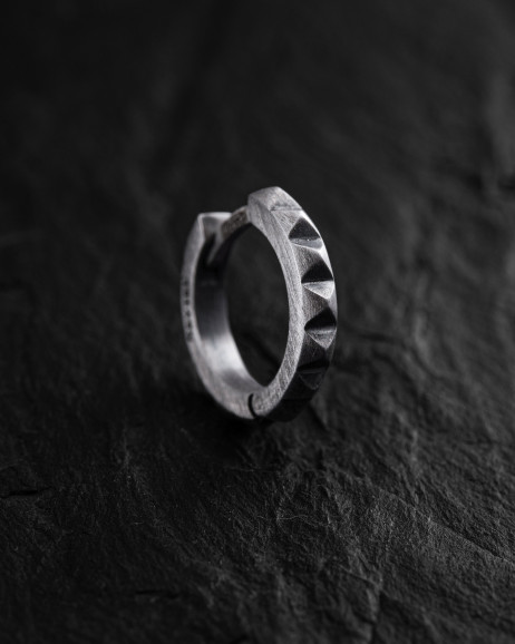 Einzelcreole HARD in Sterlingsilber 5