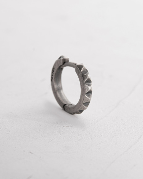 Einzelcreole HARD in Sterlingsilber 7