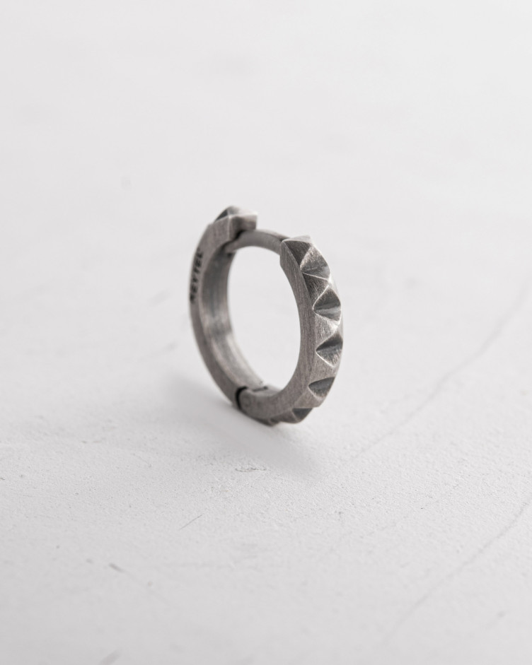 Einzelcreole HARD in Sterlingsilber 7