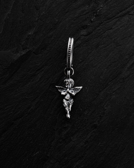 Einzelohrstecker ENGEL DES LICHTS in Sterlingsilber 3