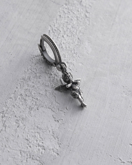 Einzelohrstecker ENGEL DES LICHTS in Sterlingsilber
