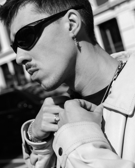 Einzelohrstecker ENGEL DES LICHTS in Sterlingsilber 8