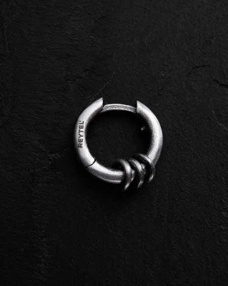 Ohrring - Ring BAGUES in Sterlingsilber