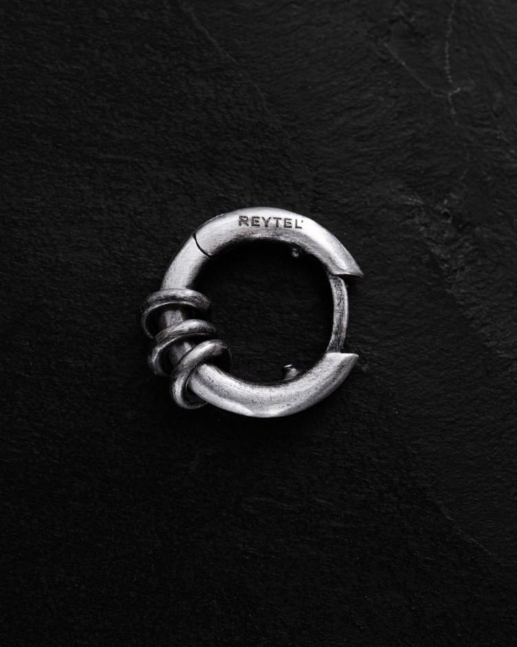 Ohrring - Ring BAGUES in Sterlingsilber 4