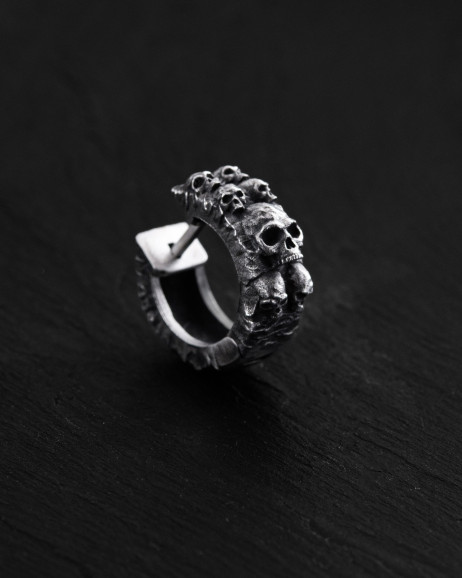 Einzelohrstecker DREAD in Sterlingsilber