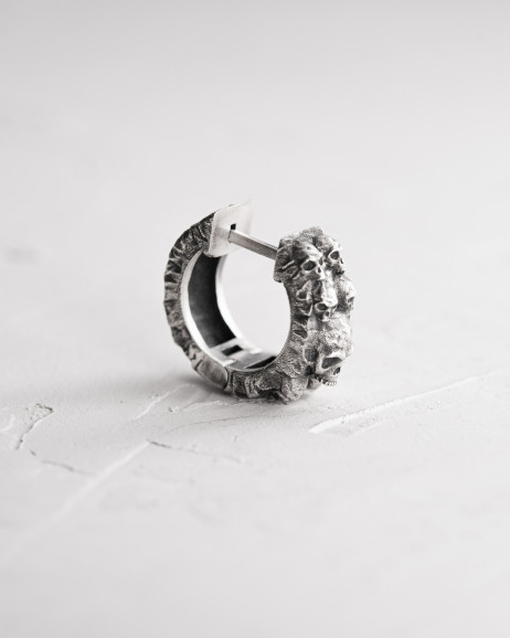 Einzelohrstecker DREAD in Sterlingsilber 7
