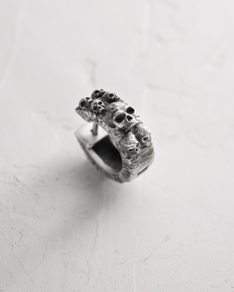 Einzelohrstecker DREAD in Sterlingsilber 8
