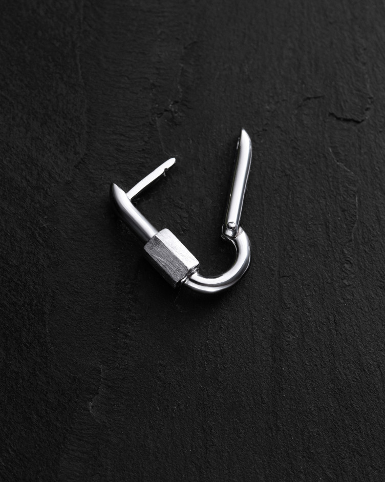 Einelohrstecker KARABIN (Weißgold) 5