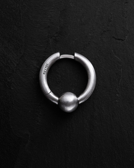 Einzelohrstecker GRAVITY in Sterlingsilber
