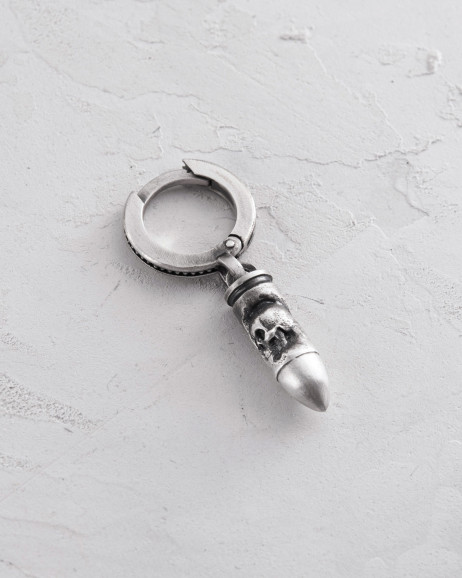 Einzelohrstecker BULLET. MEMENTO MORI in Sterlingsilber 5