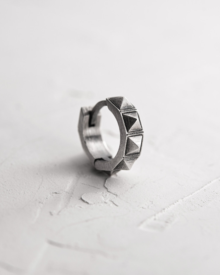 Ohrring - Ring FARE in Sterlingsilber