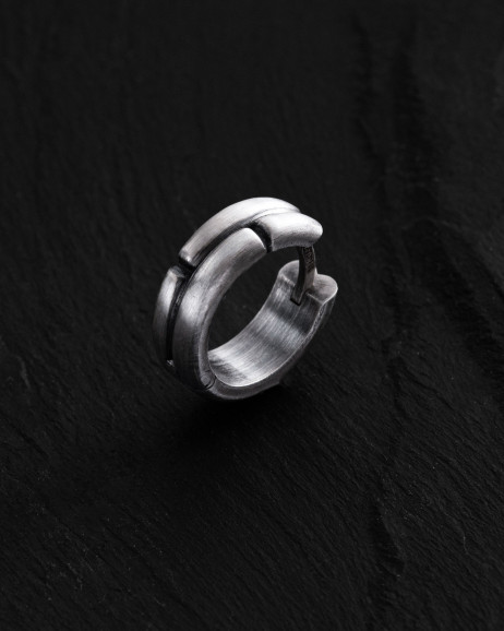 Ohrring - Ring KRETS in Sterlingsilber 5