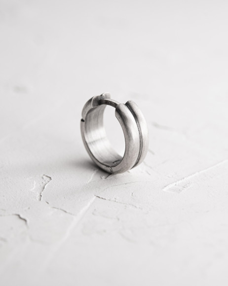 Ohrring - Ring KRETS in Sterlingsilber 8