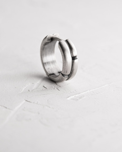 Ohrring - Ring KRETS in Sterlingsilber 7