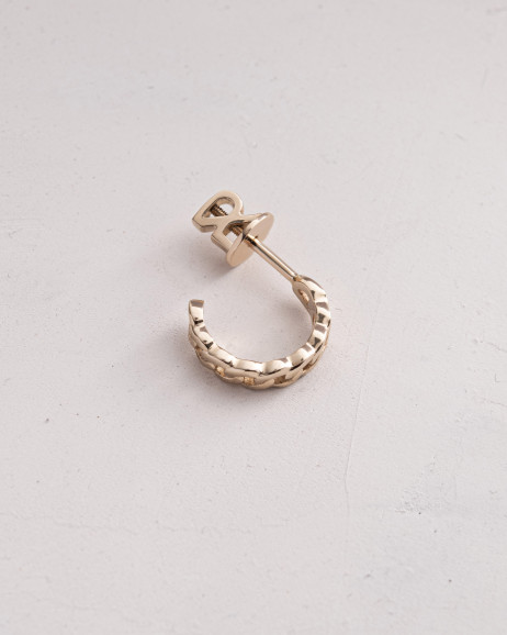 Einelohrstecker KETTE (Gelbgold) 2