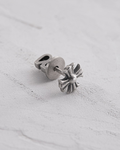 Einzelohrstecker CROIX DES TEMPLIERS in Sterlingsilber 3