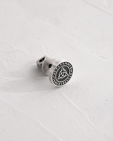Einzelohrstecker TRIQUETRA. RUNES in Sterlingsilber 4