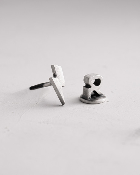 Einzelohrstecker LIGHTNING in Sterlingsilber 5
