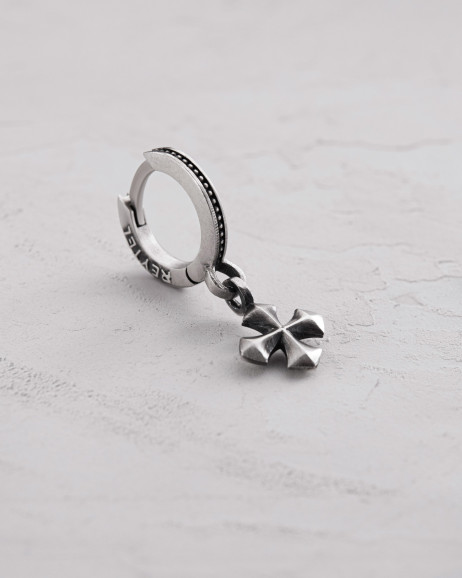 Ohrring - Ring CROSS PATTÉE in Sterlingsilber 4