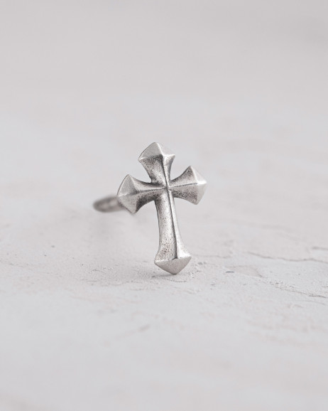 Einzelohrstecker CROCETTA in Sterlingsilber 3