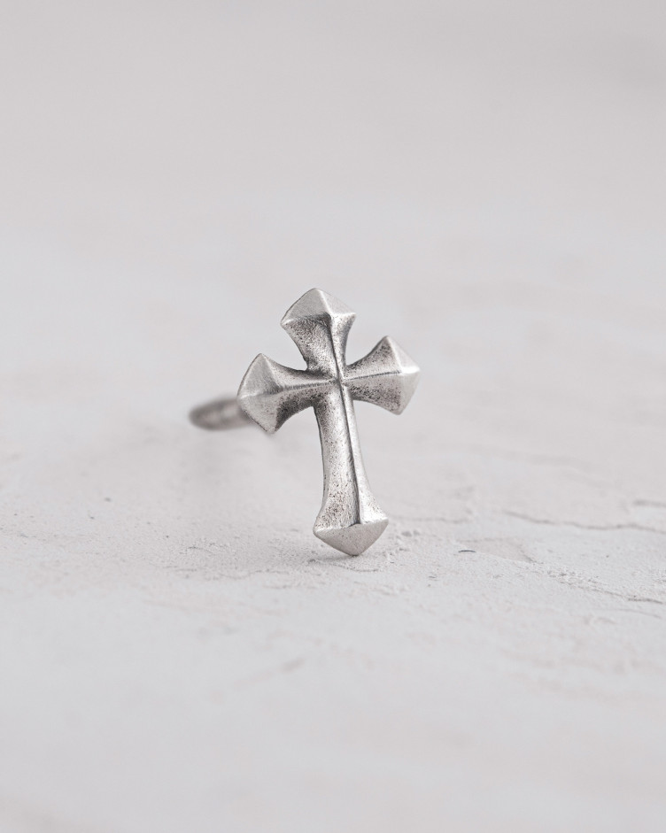 Einzelohrstecker CROCETTA in Sterlingsilber 3