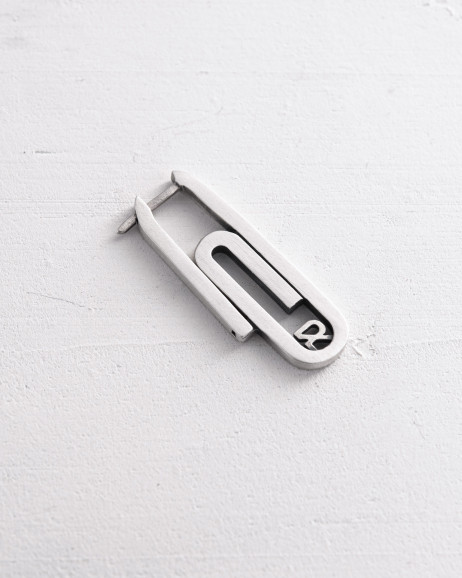 Einzelohrstecker CLIP in Sterlingsilber 5