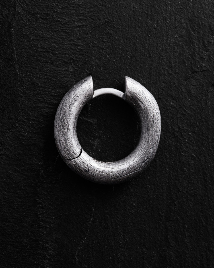 Ohrring - Ring SPIEGEL in Sterlingsilber 2