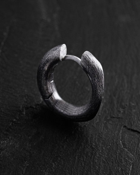Ohrring - Ring SPIEGEL in Sterlingsilber 3