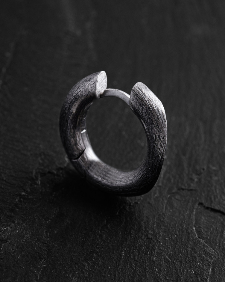 Ohrring - Ring SPIEGEL in Sterlingsilber 3