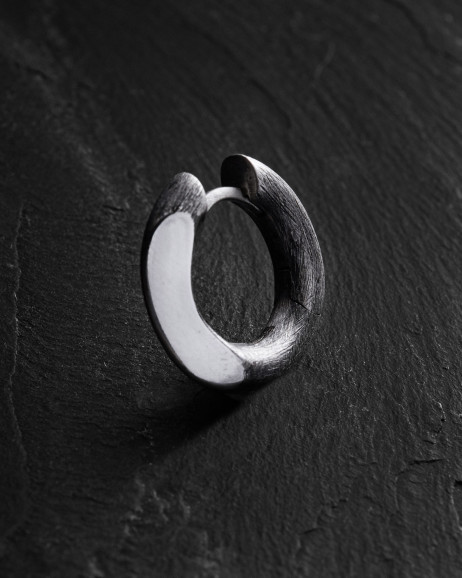 Ohrring - Ring SPIEGEL in Sterlingsilber 4