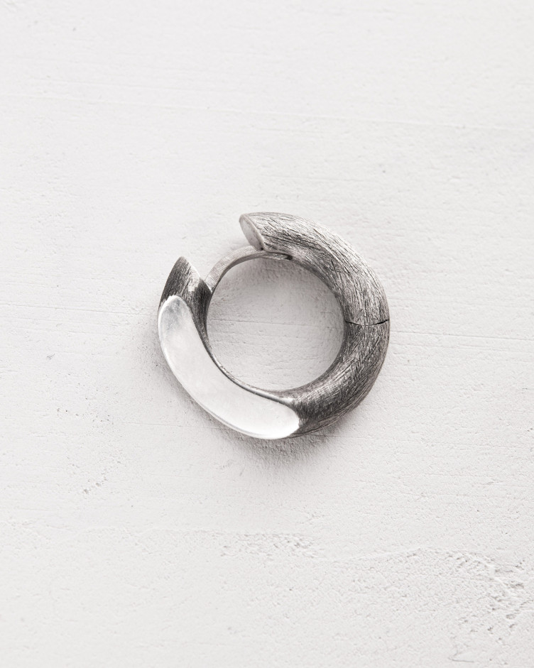 Ohrring - Ring SPIEGEL in Sterlingsilber 5