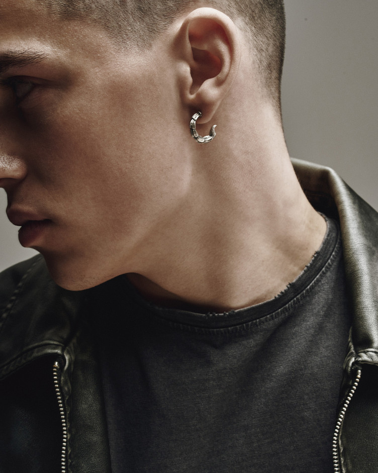 Einzelohrstecker SCORPIO in Sterlingsilber 2