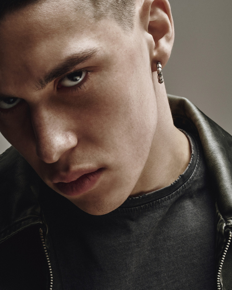 Einzelohrstecker SCORPIO in Sterlingsilber 4