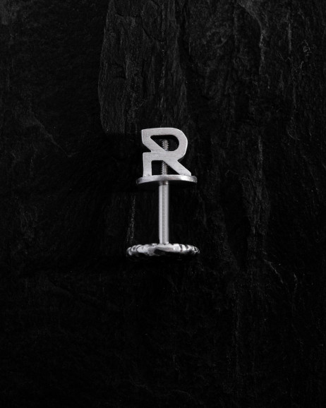 Einzelohrstecker MOND in Sterlingsilber 3