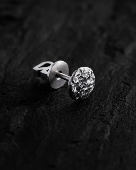 Einzelohrstecker MOND in Sterlingsilber 2