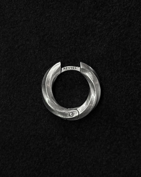 Ohrring - Ring VIR in Sterlingsilber