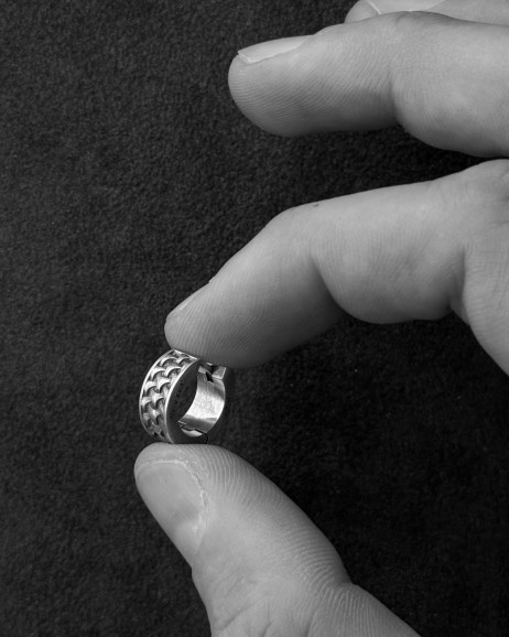 Ohrring - Ring DEJAVU in Sterlingsilber 2