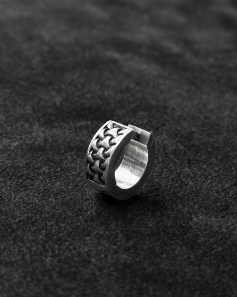 Ohrring - Ring DEJAVU in Sterlingsilber