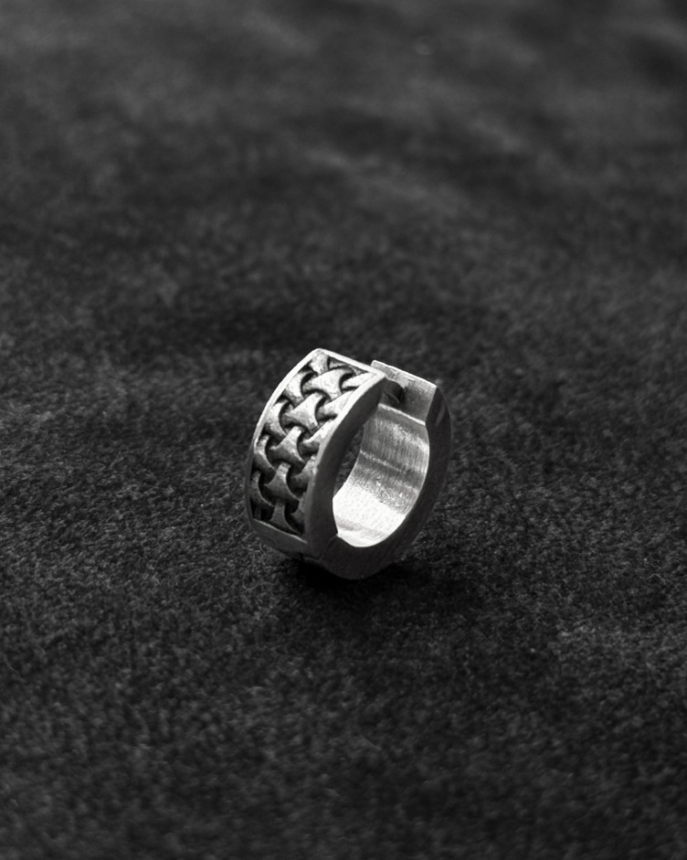 Ohrring - Ring DEJAVU in Sterlingsilber