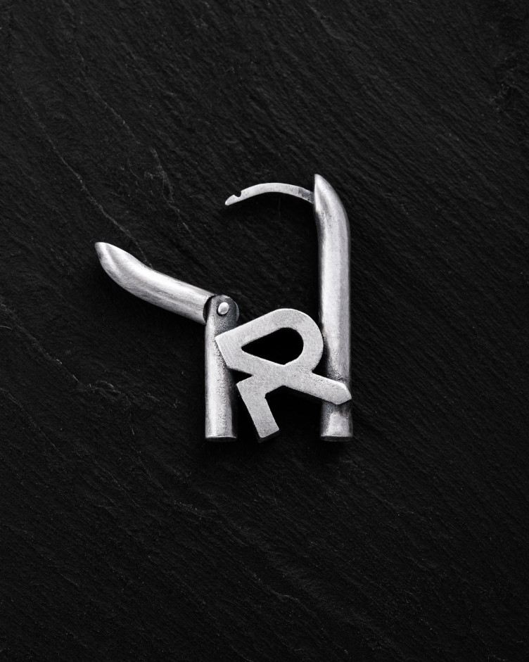 Einzelohrstecker REYTEL in Sterlingsilber 3