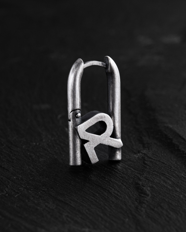 Einzelohrstecker REYTEL in Sterlingsilber