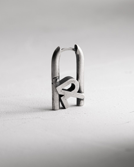 Einzelohrstecker REYTEL in Sterlingsilber 5