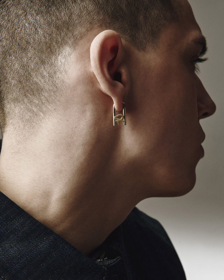 Einzelohrstecker REYTEL (Gelbgold) 6